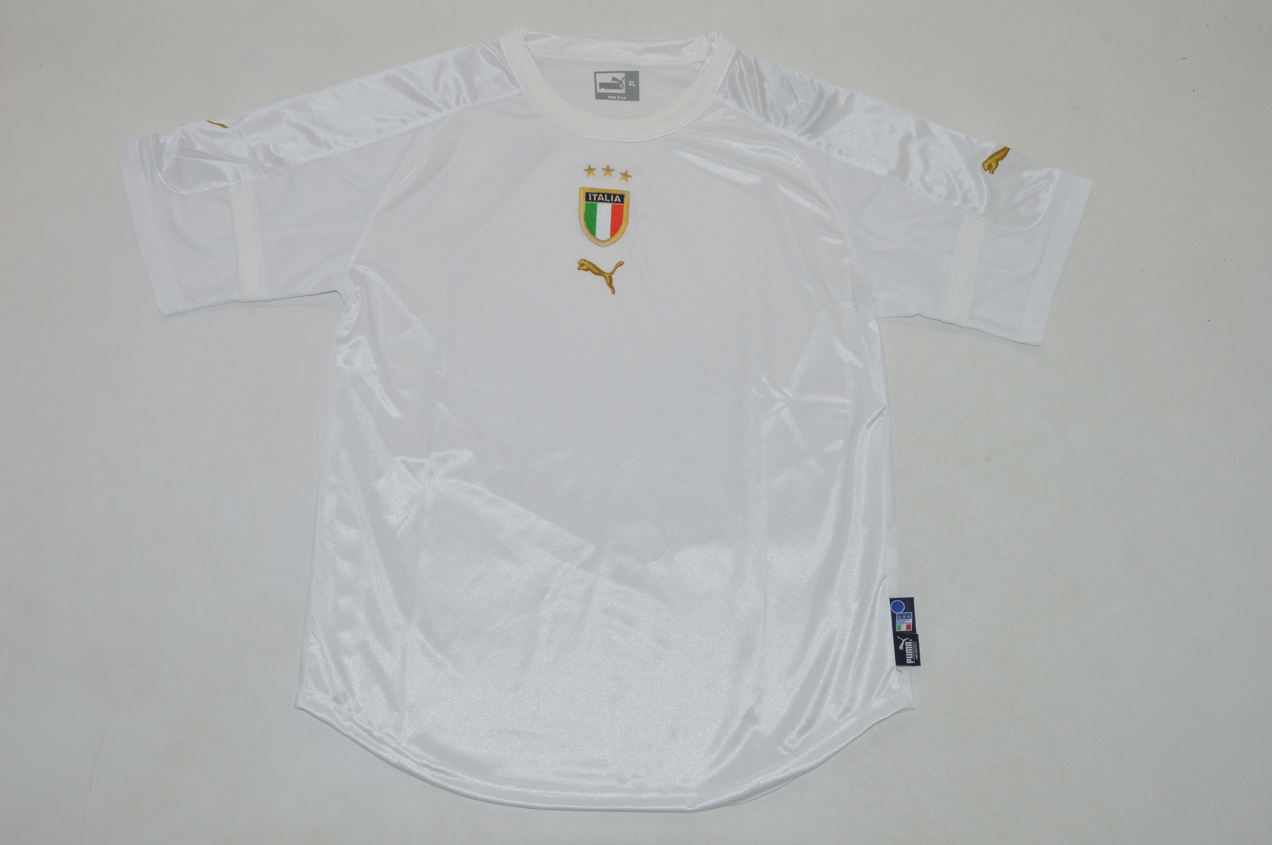AAA Quality Italy 2004 EuroCup Away White Soccer Jersey